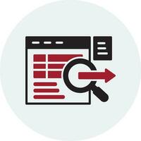 Data Query Vector Icon