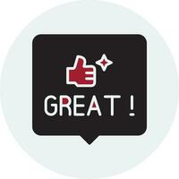 Great Vector Icon