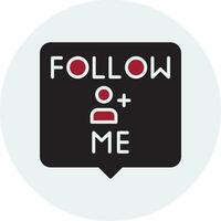 Follow Me Vector Icon