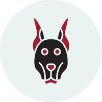 Doberman Vector Icon