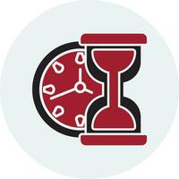 icono de vector de reloj de arena