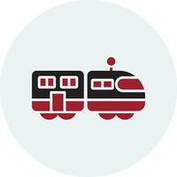 icono de vector de tren