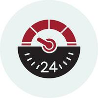 Speedometer Vector Icon