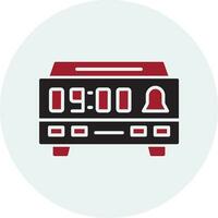 Digital Clock Vector Icon