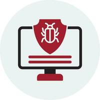 icono de vector de antivirus