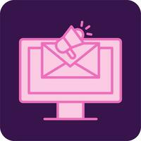 icono de vector de marketing por correo electrónico