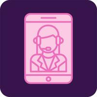 Customer Service Agent Vector Icon