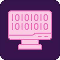 Binary Code Vector Icon