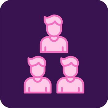 icono de vector de trabajo en equipo