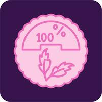 100 Percent Vector Icon