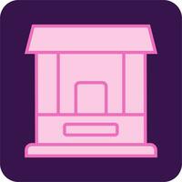 Ticket Window Vector Icon