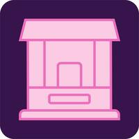 Ticket Window Vector Icon