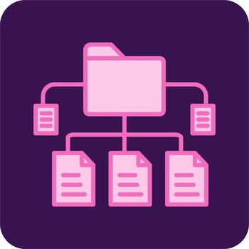 Data Structure Vector Icon