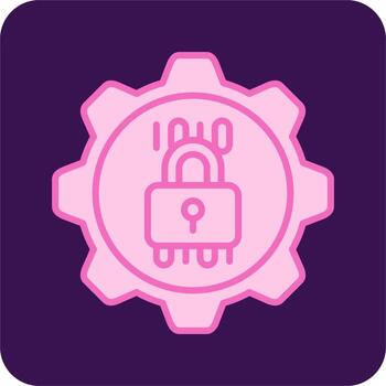 icono de vector de cifrado