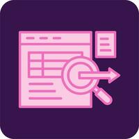 Data Query Vector Icon