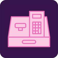 Cashier Machine Vector Icon