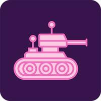 icono de vector de tanque