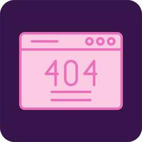 404 Error Vector Icon