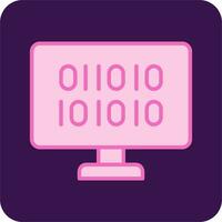 Binary Code Vector Icon