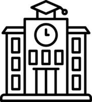 icono de vector de universidad