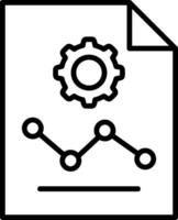 icono de vector de datos