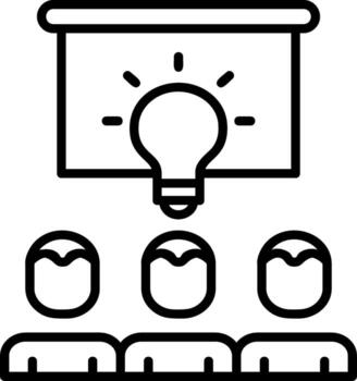 icono de vector de conocimiento