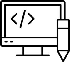 Edit Code Vector Icon
