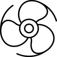 Engine Propeller Vector Icon