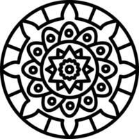 icono de vector de mandala