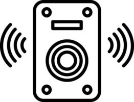 icono de vector de altavoz