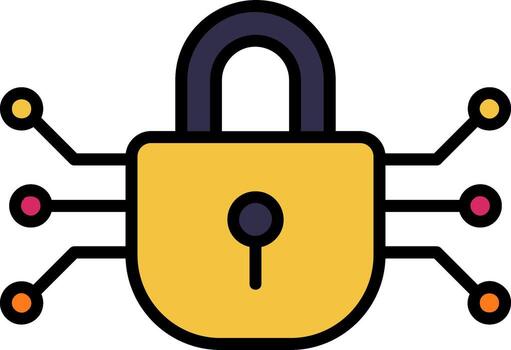 Data Encryption Vector Icon