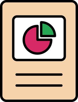 Pie Chart Vector Icon