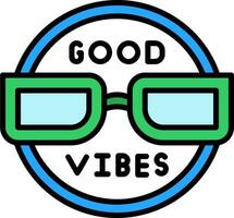 Good Vibes Vector Icon