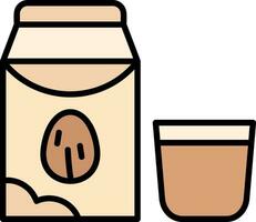 almond milk Vector Icon