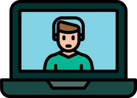 Video Conference Vector Icon