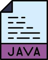 Java guión vector icono