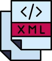 Xml File Vector Icon