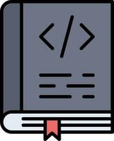 Coding Book Vector Icon