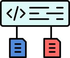 Data Flow Vector Icon