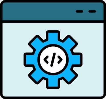 código mejoramiento vector icono