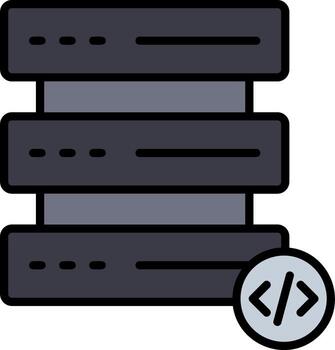 icono de vector de base de datos