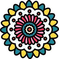 icono de vector de mandala