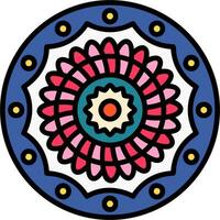 icono de vector de mandala