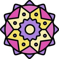 icono de vector de mandala