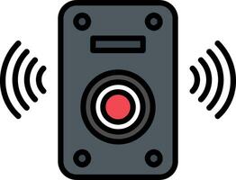 icono de vector de altavoz