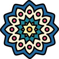 icono de vector de mandala