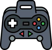 icono de vector de controlador de juego