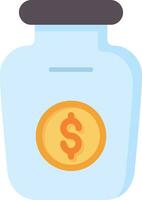 Money Jar Vector Icon