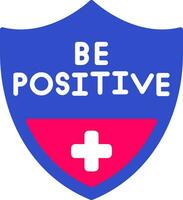 Be Positive Vector Icon