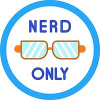 Nerd Only Vector Icon